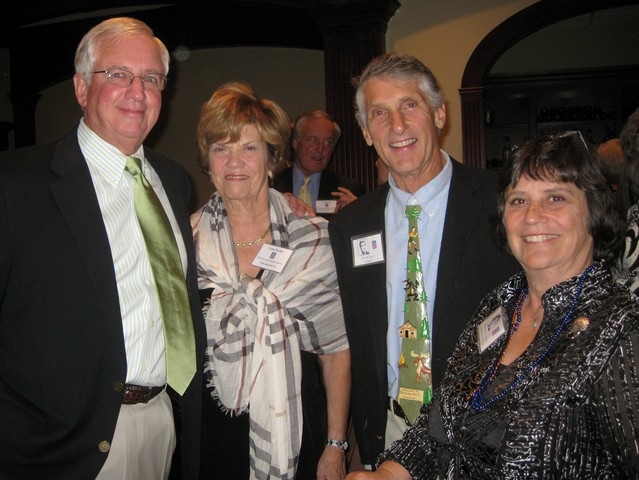 Charlie Durkin and his wife with Steve Epstein & Willis Gelbart